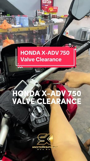 Honda X-ADV 750 Valve Clearance Check & Adjustment Guide