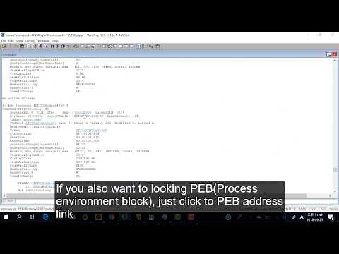 Windows Kernel Debugging with windbg - !process