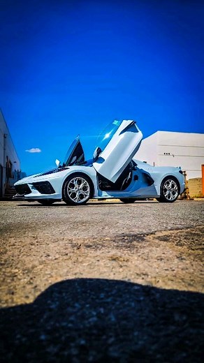 3 comments | Lambo Doors Kit installed on a Chevrolet Corvette C8 by...