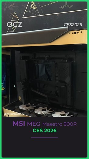 MSI MEG MAESTRO 900R เคสรุ่นนี้ถูกออกแบบมาเพื่อสาย Enthusiast ที่ต้องการสร้างเครื่องระดับไฮเอนด์แบบ “โชว์ของจริง” เคสรุ่นนี้รองรับชุดน้ำ Custom Loop ขนาดใหญ่ได้พร้อมกันถึง 4 หม้อน้ำ โดยติดตั้งหม้อน้ำขนาด 420 มม. ได้ทั้งด้านบนและล่าง และ 360 มม. ที่ด้านข้าง เปิดโอกาสให้จัดระบบน้ำแบบซับซ้อนได้อย่างยืดหยุ่น การประกอบเคส Super-Tower อาจยุ่งยาก จึงนำแนวคิด EZ DIY มาพัฒนาให้ใช้งานง่ายขึ้น โดยหัวใจหลักคือ ถาดเมนบอร์ดแบบถอดได้ 4 ทิศทาง รุ่นใหม่ ที่สามารถยกออกมาใช้เป็น Test Bench ภายนอกได้ ช่วยให้ติดตั้ง