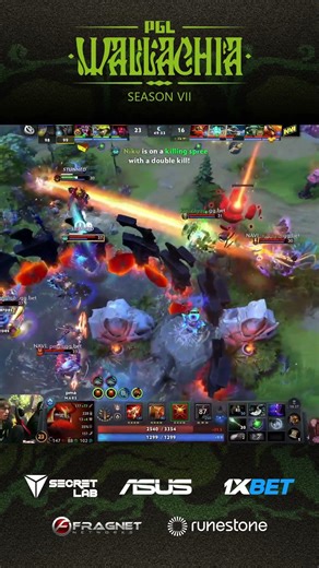 NAVI WIPED THE ENTIRE TEAM in this insane fight! #pgl #wallachia #dota2
