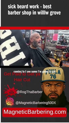 Ultimate Beard Transformation at Willow Grove's Top Barber Shop #Barber #BeardGoals