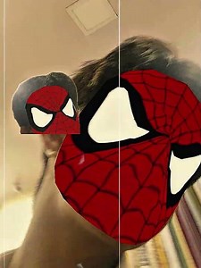 SENPAI SPIDER FACE REVEAL ☠️☠️ #senpaiedit #minecraft #trending #edit #senpaispidervsyessmartypie ☠️