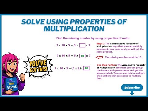 Solve Using Properties Of Multiplication