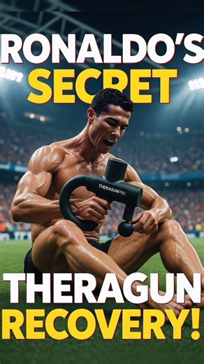The Gadget Behind Ronaldo's Insane Recovery 💪 Theragun Exposed🕵️#cr7 Ai-concept🙄