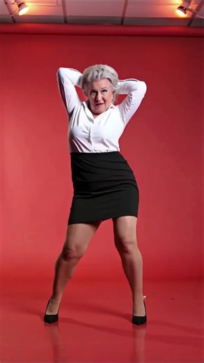 Confident Grandma Owns the Dance Floor