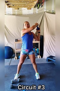 6 comments | Step by step workout. You can do it! 3x per circuit  Grab a few dumbbells and a mat! Written version just above ☝ | Fitness with Andrea | Facebook