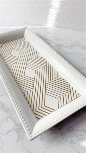 94K views · 796 reactions | Dollar Tree DIY: tray makeover #diyprojects #diy #dollartreediy #dollartree #diyhomedecor #diy #crafts #glowup | The Craftessa | Facebook