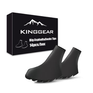 [Hot Item] Rubber Tips for Trekking Poles Big Asphalt&Rocks Tips Suitable for Asphalt, Gravel and Mountains