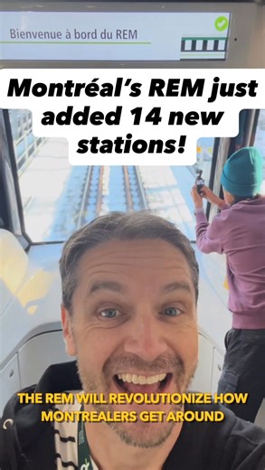 The REM, Montréal’s driverless, electric light rail metro just added 14 new stations and makes use of the Mount-Royal tunnel, built in 1918 and upgraded to accommodate this new train which will undoubtedly revolutionize transit - Le REM, le métro léger électrique sans conducteur de Montréal, vient d’ajouter 14 nouvelles stations et utilise le tunnel du Mont-Royal, construit en 1918 et modernisé pour accueillir ce nouveau train qui révolutionnera sans aucun doute les transports en commun. | Montr