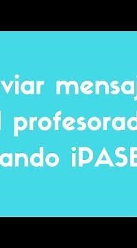 Sending communications from families to teachers with iPasen