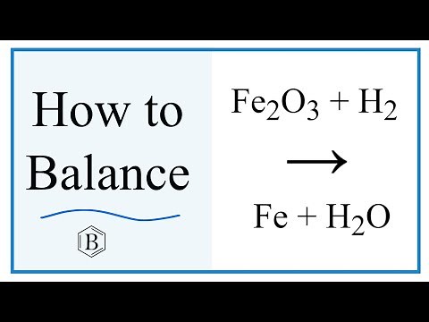 Balancing the Equation Fe + H2O = Fe2O3 + H2 (and Type of Reaction)