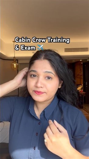 Cabin Crew Training & exam #viral #Youtube #shorts #cabincrew #airhostess #indigo #flight #aviation