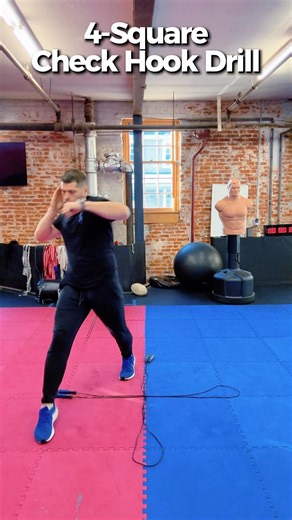 The check hook works best when your feet move with it.