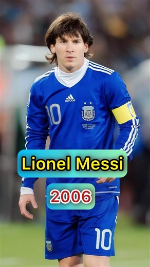 Lionel Messi’s incredible transformation 🫡(From a little boy to the Greatest of All Time! ⚽#shorts