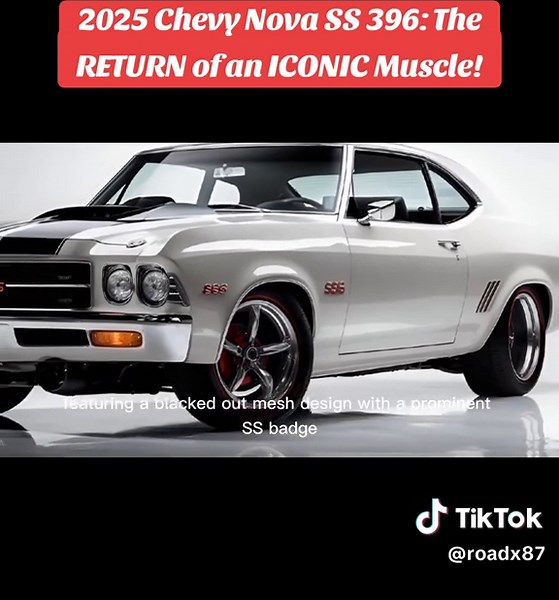 2025 Chevy Nova SS 396: The RETURN of an ICONIC Muscle Car