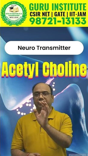 Acetyl Choline Neurotransmitter Explained || CSIR NET LIFE SCIENCES