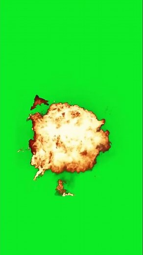 Explosion - Green Screen