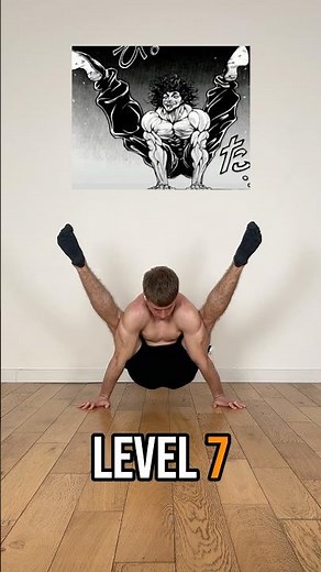 Manga/anime positions level 1 to 10 🥇 #flexibility #mobility #training #amazing #workout #gym #baki