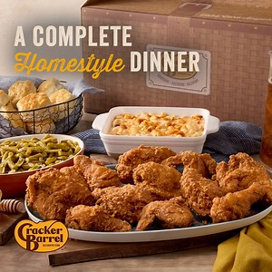 381 reactions · 13 comments | Let us take care of dinner while you take care of family time. Get a Southern Fried Chicken Family Meal Basket delivered. | Cracker Barrel Old Country Store | Facebook