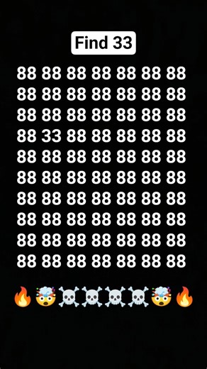 Find 33 🤯🔥