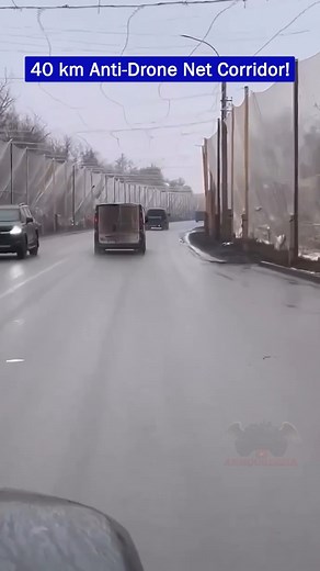 Ukrainian Forces Turned a 40 km Highway Into an Anti-Drone Corridor