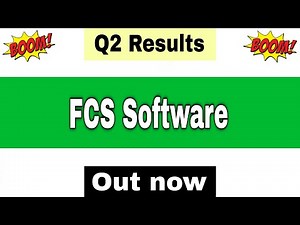 FCS Software Q2 Results 2026 | FCS Software Results Today | FCS Software Share Latest News |