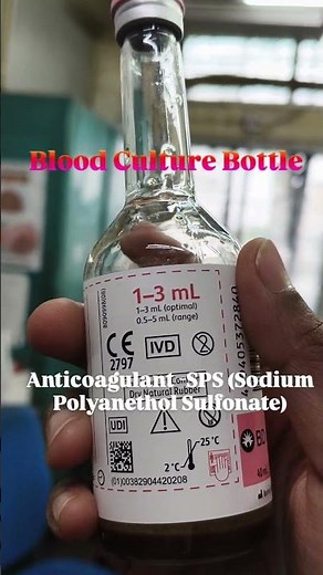 Blood Culture Bottle #microbiology #labtechnician #medlab