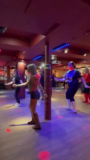 Exciting Line Dance Class at Maggie's Rock 'N' Rodeo
