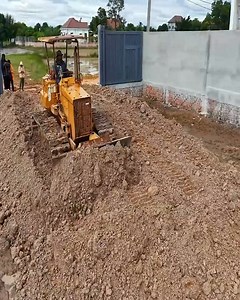 9.4K views · 117 reactions | Spectacular!! D31P Bulldozer Solution for Pushing and Leveling Mounds of Land | Bulldozer Operator | Facebook