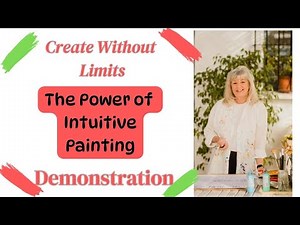 Abstract Acrylic Intuitive Painting Process Tutorial and Techniques