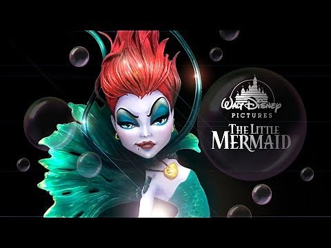 URIEL The Little Mermaid Ariel & Ursula Mix-Multiverse | Monster High Ooak Custom Doll Repaint