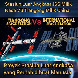 228K views · 2.8K reactions | Stasiun Luar Angkasa ISS Milik NASA Vs Tiangong Milik China_Proyek Stasiun Luar Angkasa yang Pernah Dibuat Manusia | Jejak | Facebook
