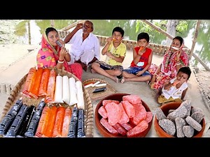 সাধারণ লজেন্স দিয়ে ছোটবেলার স্মৃতি জড়িত 1টাকার পেপসি রেসিপি || ice cream recipe