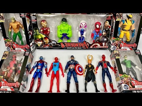 AVENGERS TOYS/action figures/unboxing/cheap price/spiderman,ironman,hulk,thor/toys #30
