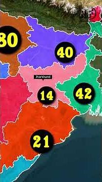 Lok Sabha Seats of Indian States & Union Territories #facts @rohitfacts65