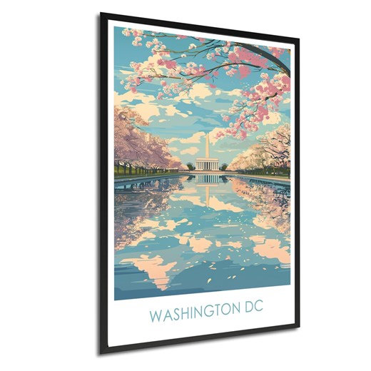 Washington DC Travel Poster – Retro Wall Art Print – USA Decor – Vintage Style - Etsy
