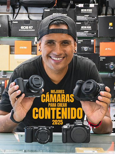 Las 4 mejores cámaras para creadores de contenido en 2025