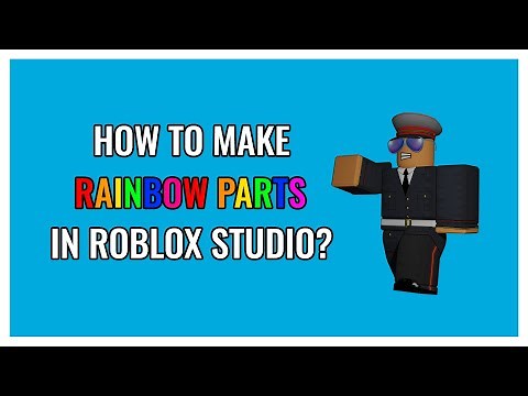 HOW TO MAKE AN OBJECT IN RAINBOW COLOR IN ROBLOX STUDIO?