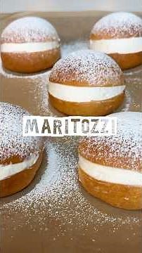 Fresh Cream Filled Maritozzi Recipe | Italian Brioche Cream Buns