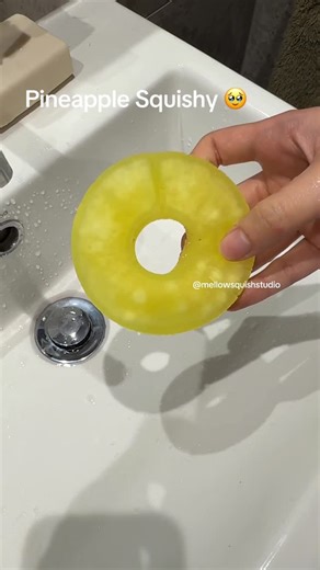 MellowSquish on Instagram: "Pineapple Squishy ASMR - 🍍soothing and relaxing. . . . . . #asmr #squishy #squishyshop #homemade #tabasquishy #fidget #satisfy #fyp"