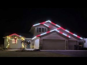 Twinkly C9 Bulbs Demo - The BEST Outdoor House Christmas Lights