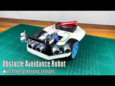 How to make an obstacle avoidance robot car using three ultrasonic sensors #sritu_hobby #arduino