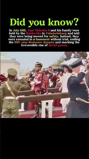 The End of a Dynasty: How the Romanovs Were Silenced Forever #history