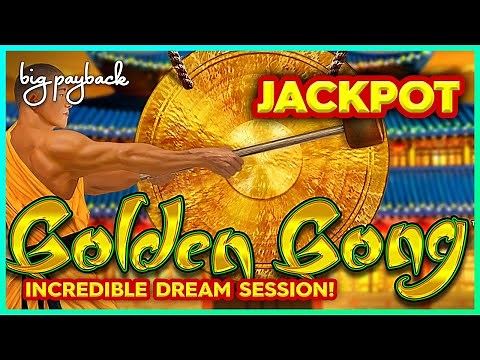 JACKPOT HANDPAY! Dragon Link Golden Gong Slot - DREAM SESSION!
