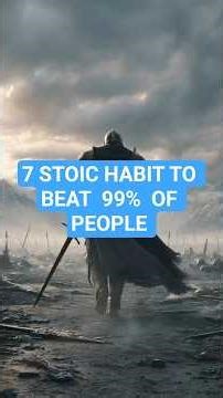 7 STOIC HABIT TO BEAT 99% OF PEOPLE #mentalstrength #stoic #hopelessness