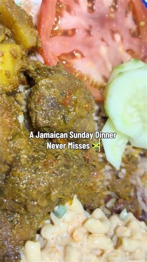 Jamaican Sunday Dinner 🇯🇲 | Curry Goat and Rice & Peas 🍛🤤