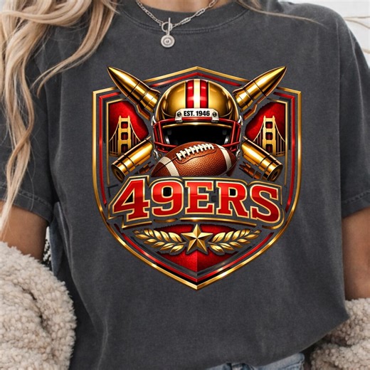 49ers PNG, Game Day, Football, 49ers Gift, Best Use for T-shirt, Stickers, Mug, Tumbler, Digital Download, PDF, Best for Print, High Quality - Etsy