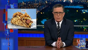 Stephen Colbert roasts Kansas City Royals for new ‘Taste of The K’ taco offering