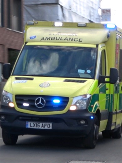 @London Ambulance Service | 1 Boxed-Converted 2015 (15) Plate Mercedes-Benz Sprinter, used as a #DualCrewedAmbulance (DCA), driven by #EmergencyMedicalTechnicians (EMT), responds past #ChadwellHeathPoliceBase (TDJ), On #BlueLights & #Sirens . == VRM - LX15 AFO == 📷 Sony FDR-AX53 📷 == ®️ Bedfordshire_999 ®️ ~~~~~~~~~~~~~~~~~~~~~~~~~